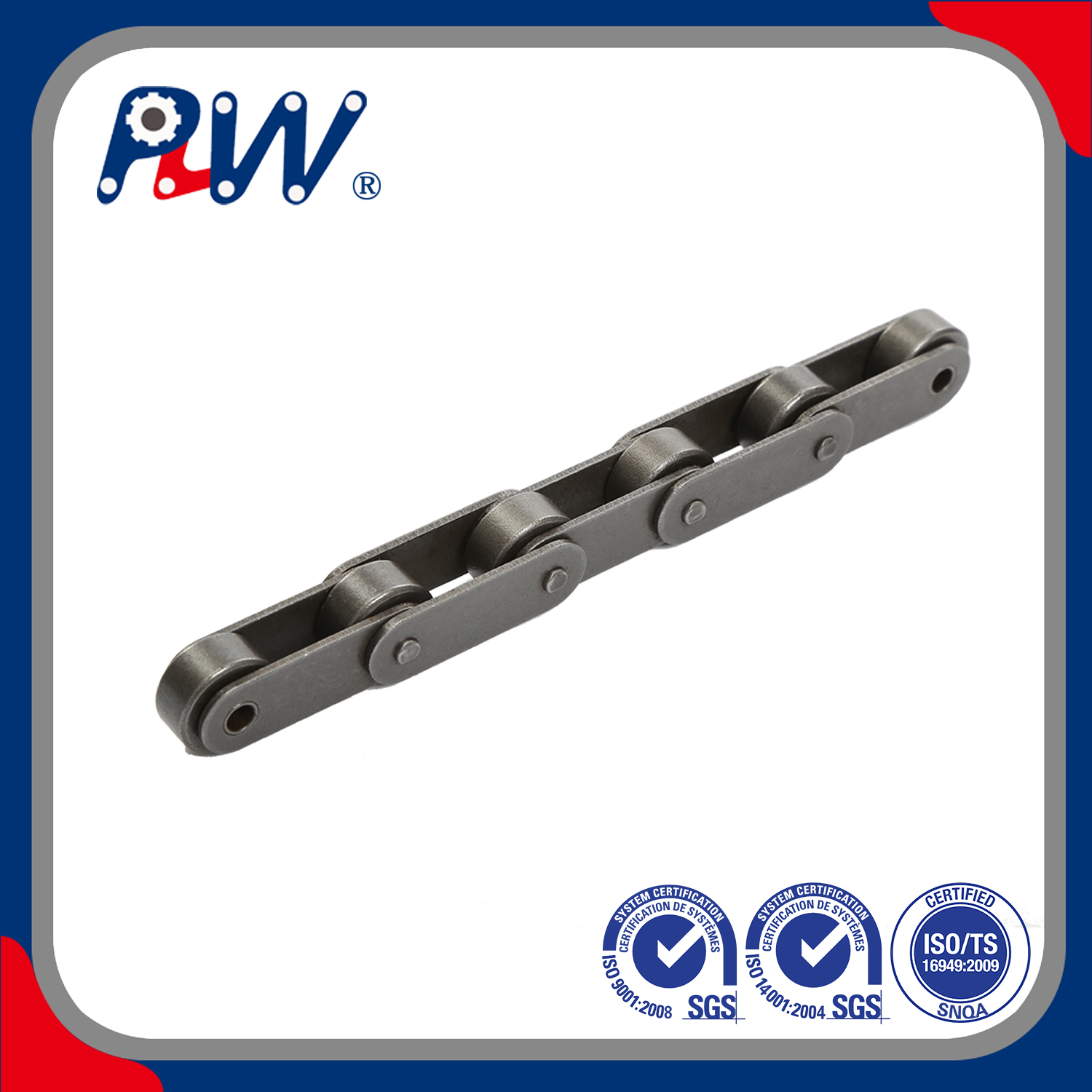 Competitive Price Double Pitch Conveyor Chain With Small Roller and Large Roller Type