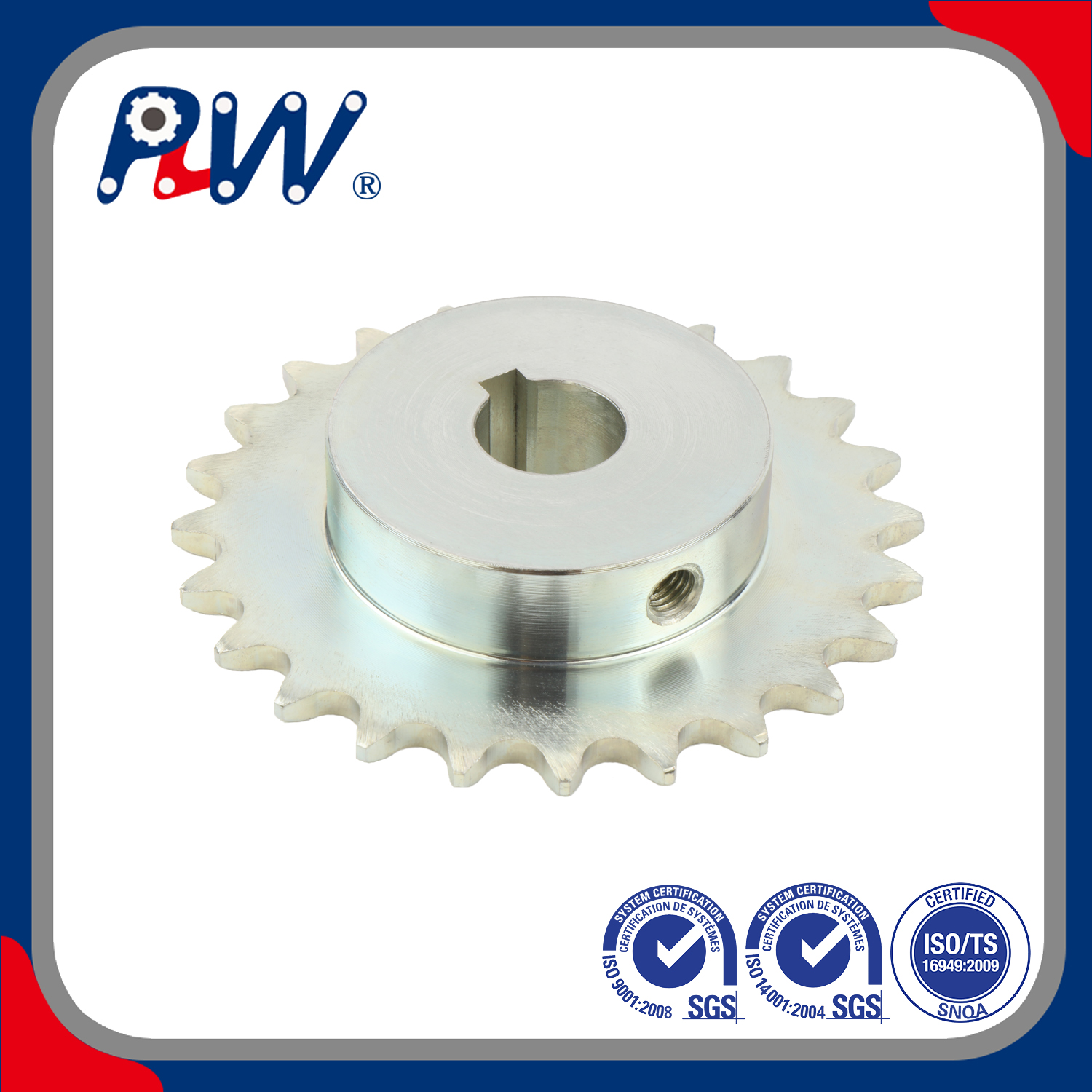 Fast Delivery Standard Zinc-Plated & Made to Order & Finished Bore & High-Wearing Feature Industry Sprocket