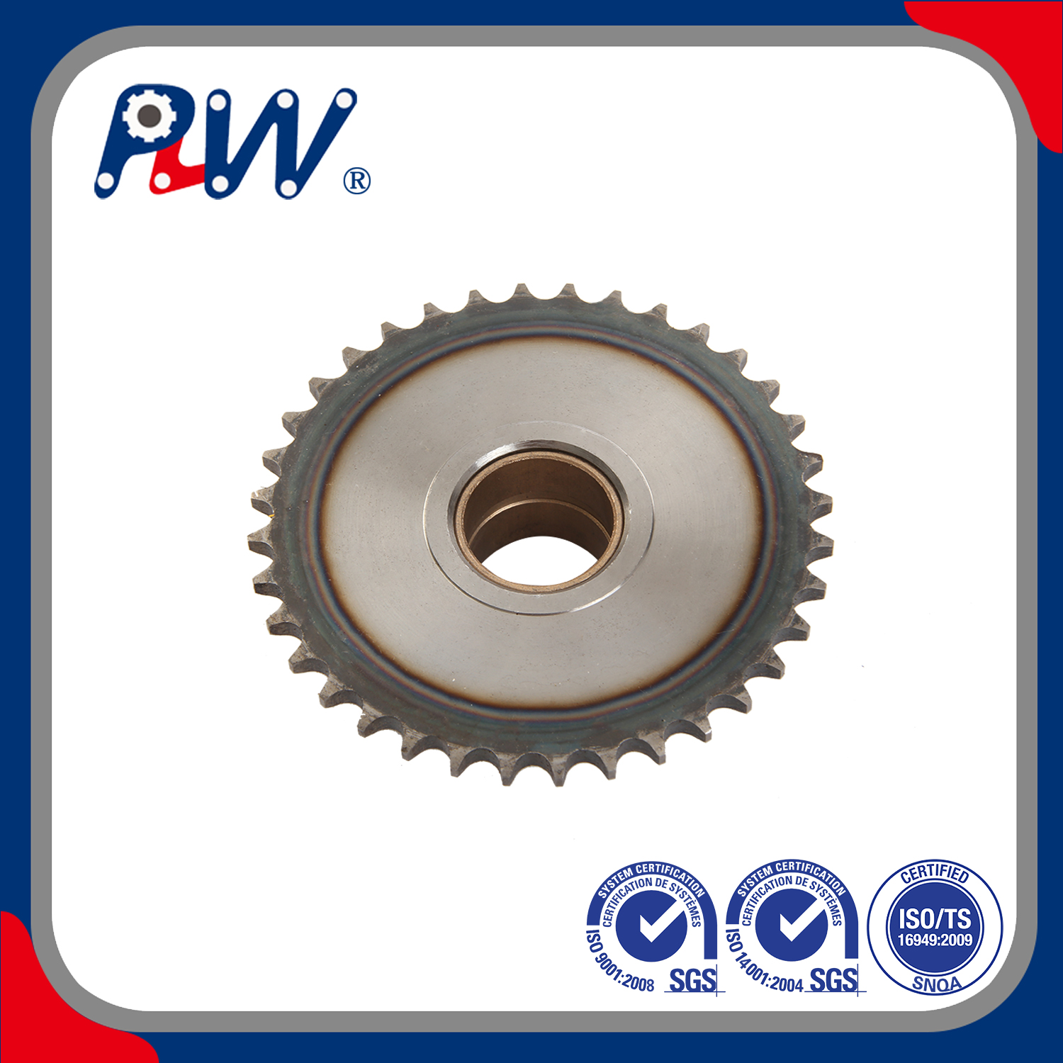High Quality Surface Treatment Hardened Teeth Transmission High-Wearing Feature Sprocket
