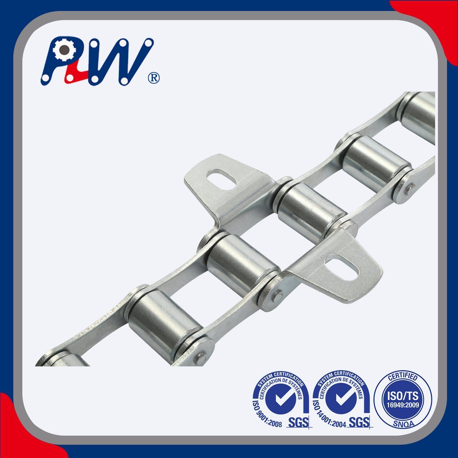 Good Service High Precision Machinery Engineering Industrial Competitive Price Agricultural Chain with Attachment